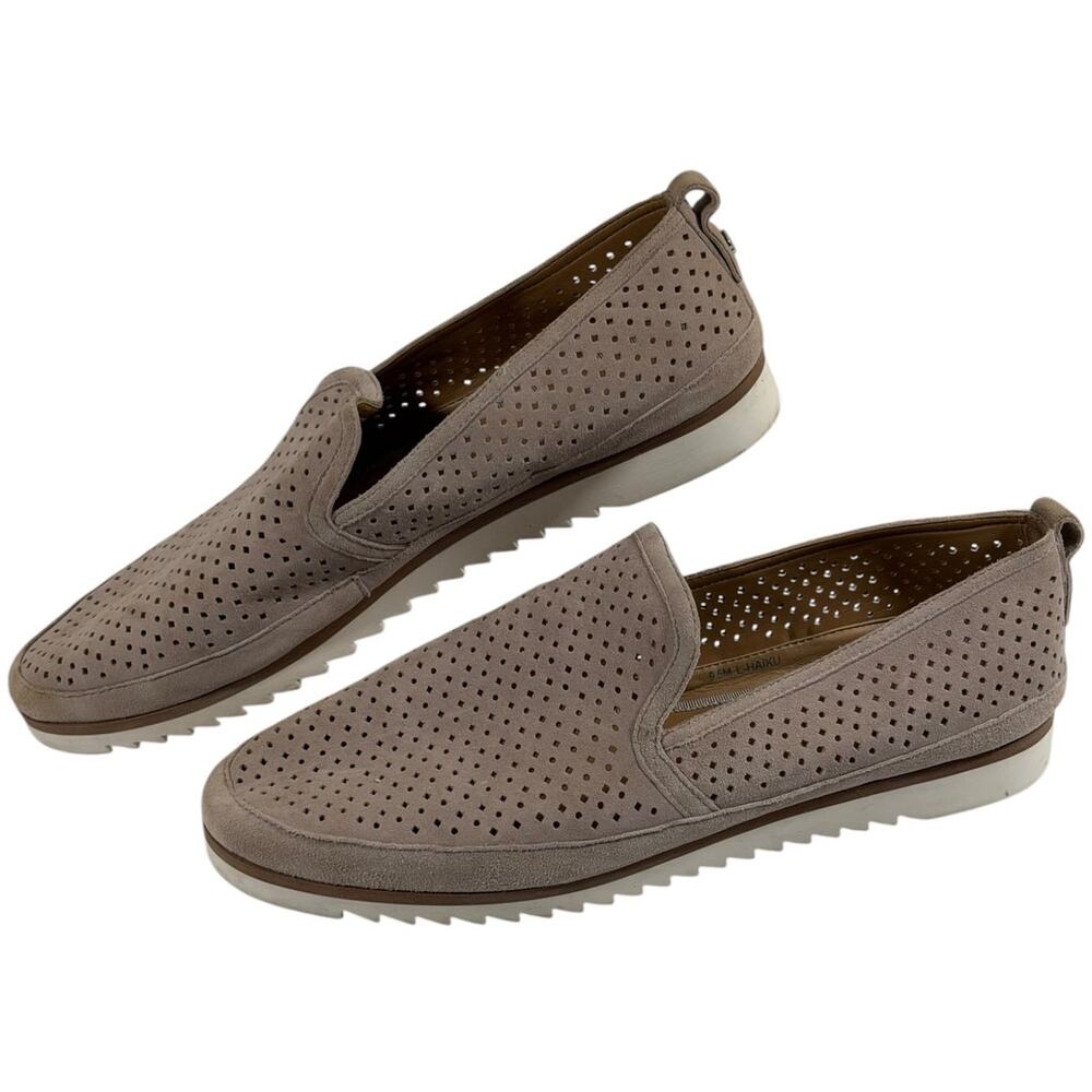 Franco Sarto Haiku Loafers, Women’s 9.5, Beige, Casual, Slip On, Sporty